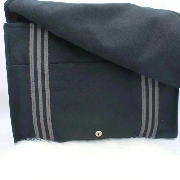 Hermès Grey Cotton Canvas Messenger Bag - Picture 3 of 14